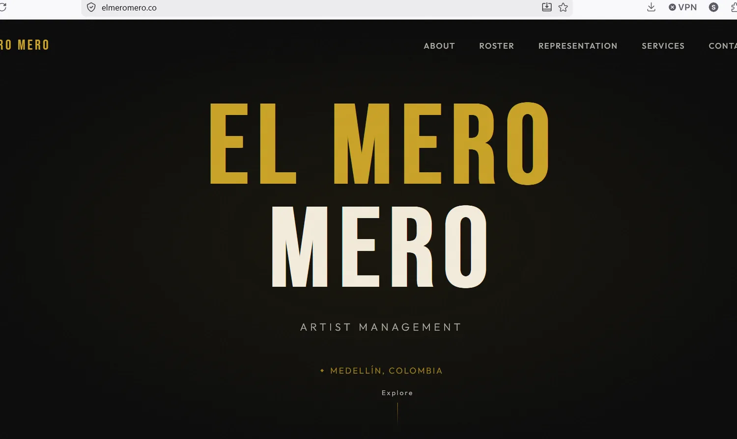 Captura del sitio El Mero Mero