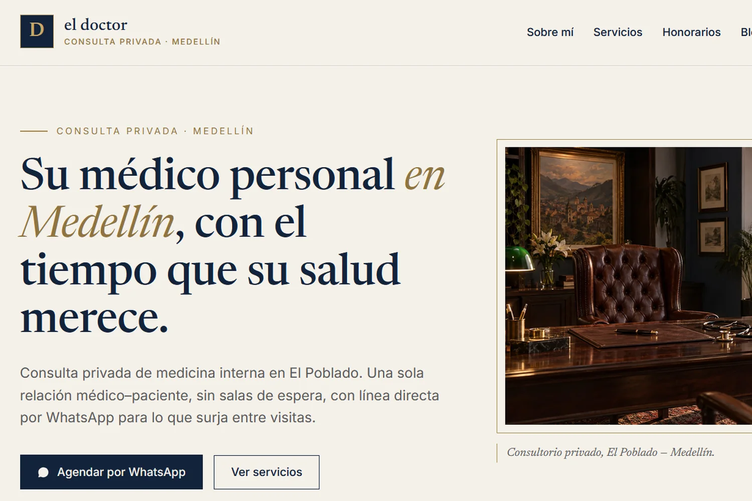 Vista de eldoctor.co